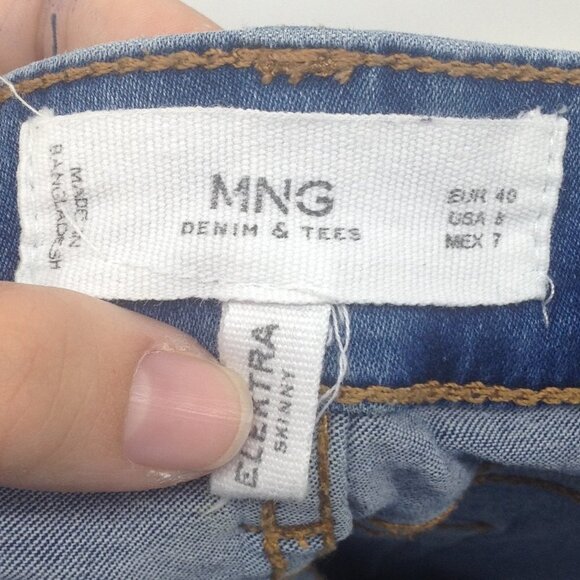 MNG Electra Distressed Skinny Jeans - Picture 6 of 8